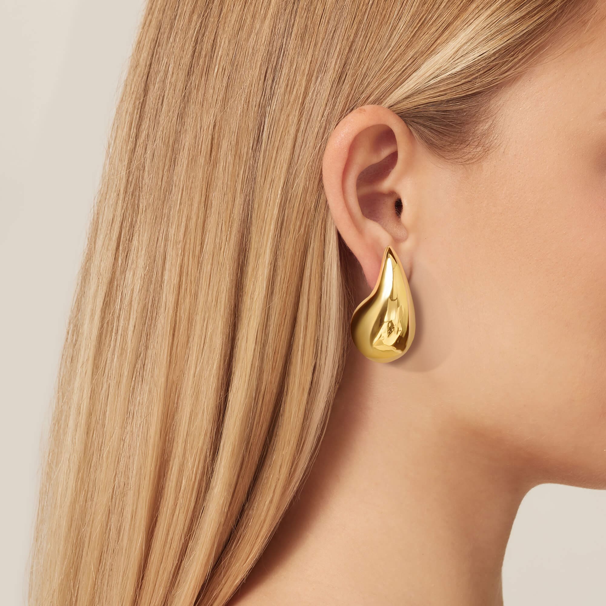 14kt yellow gold teardrop dangle earrings | Freedman Jewelers - Freedman  Jewelers